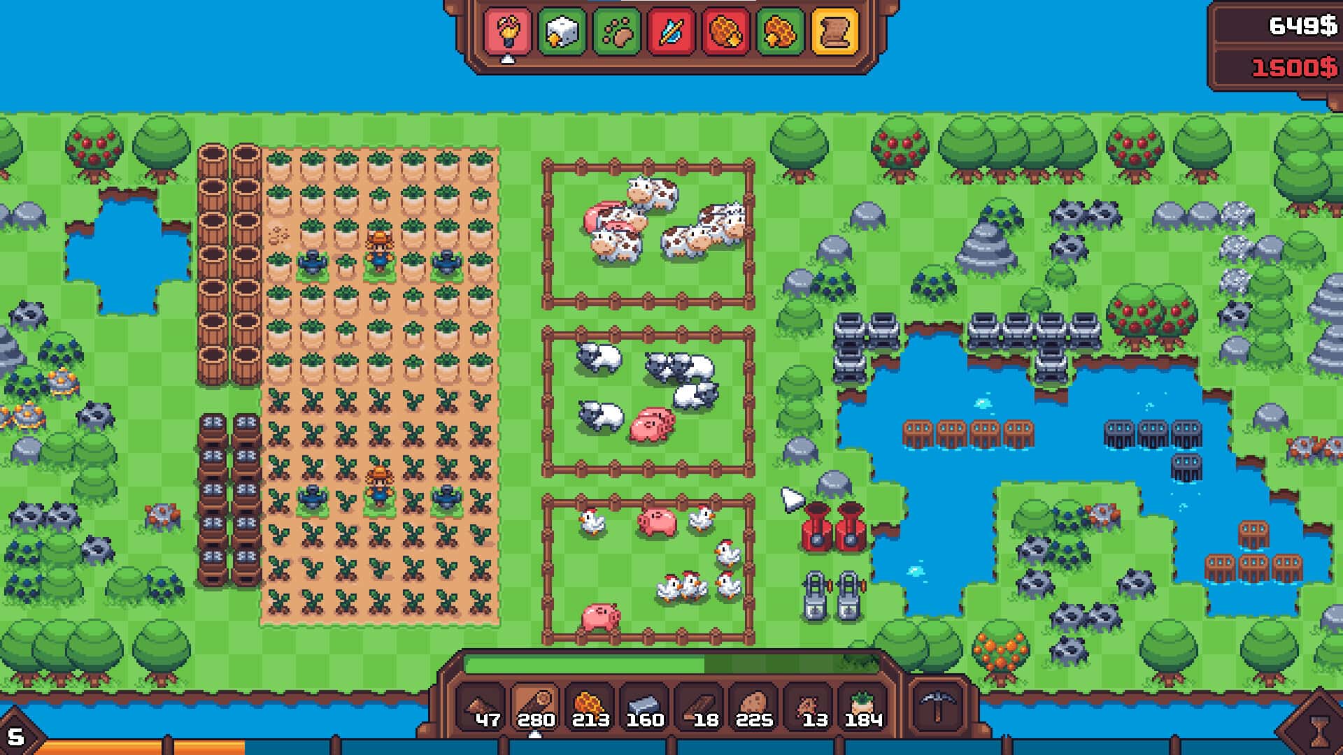 STEAM学习 另一个肉鸽农场 Another Farm Roguelike Rebirth 中文版 160M游戏封面